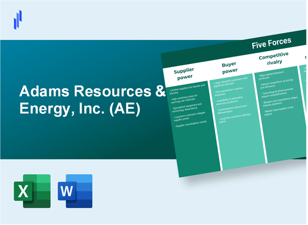 What are the Porter’s Five Forces of Adams Resources & Energy, Inc. (AE)?