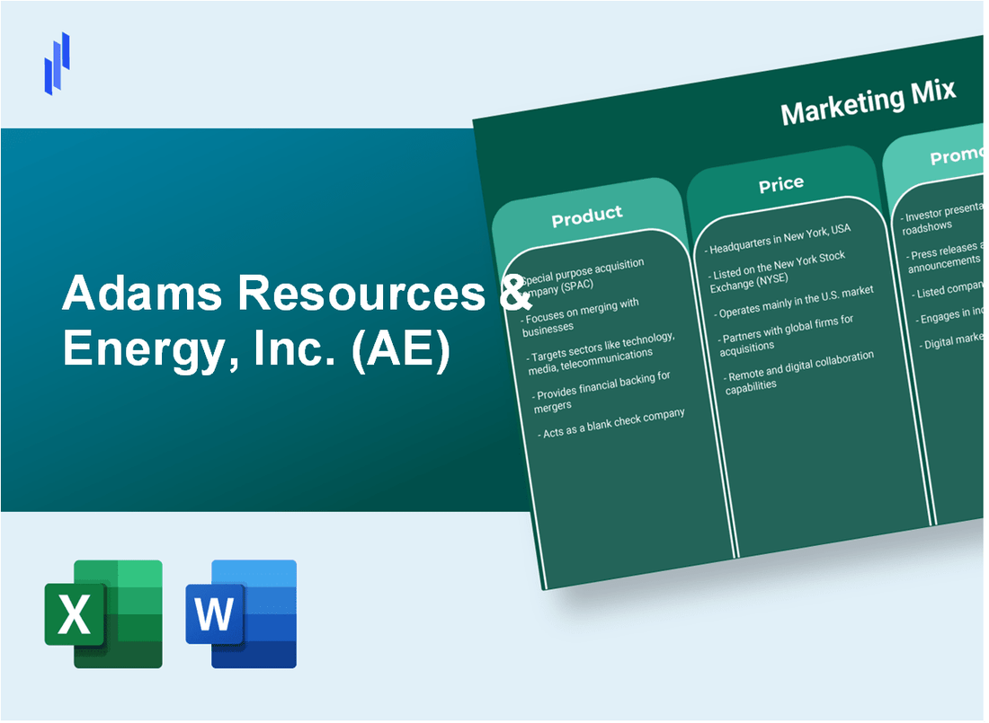 Marketing Mix Analysis of Adams Resources & Energy, Inc. (AE)