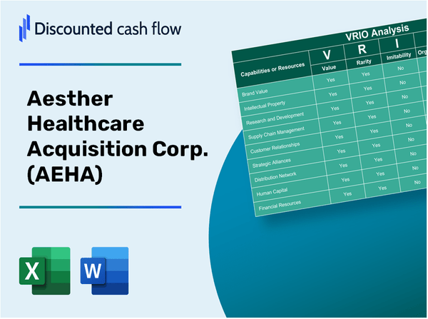 Aesther Healthcare Acquisition Corp. (AEHA): VRIO Analysis [10-2024 Updated]