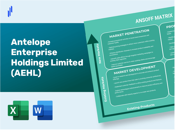 Antelope Enterprise Holdings Limited (AEHL)Ansoff Matrix