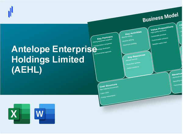 Antelope Enterprise Holdings Limited (AEHL): Business Model Canvas