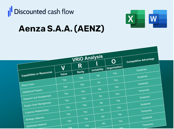 Aenza S.A.A. (AENZ): VRIO Analysis [10-2024 Updated]