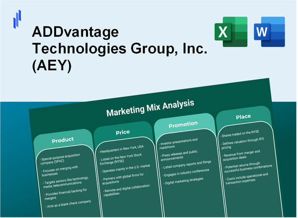 Marketing Mix Analysis of ADDvantage Technologies Group, Inc. (AEY)