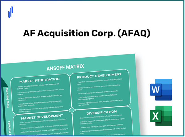 AF Acquisition Corp. (AFAQ)Ansoff Matrix