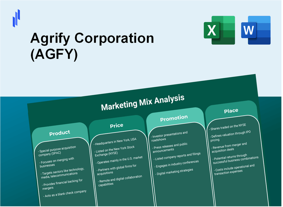 Marketing Mix Analysis of Agrify Corporation (AGFY)