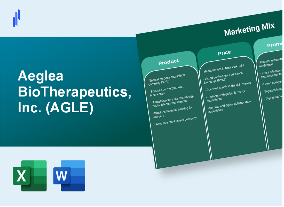 Marketing Mix Analysis of Aeglea BioTherapeutics, Inc. (AGLE)