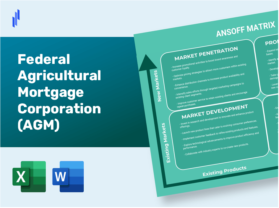 Federal Agricultural Mortgage Corporation (AGM)Ansoff Matrix