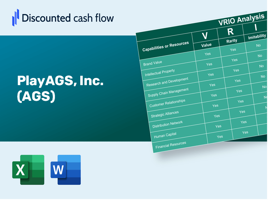 PlayAGS, Inc. (AGS): VRIO Analysis [10-2024 Updated]