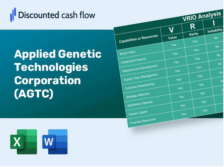 Applied Genetic Technologies Corporation (AGTC): VRIO Analysis [10-2024 Updated]