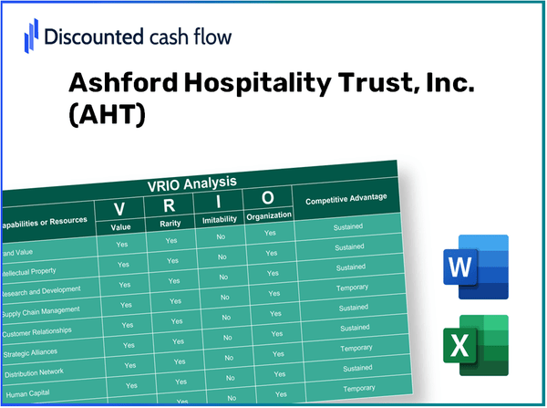 Ashford Hospitality Trust, Inc. (AHT): VRIO Analysis [10-2024 Updated]