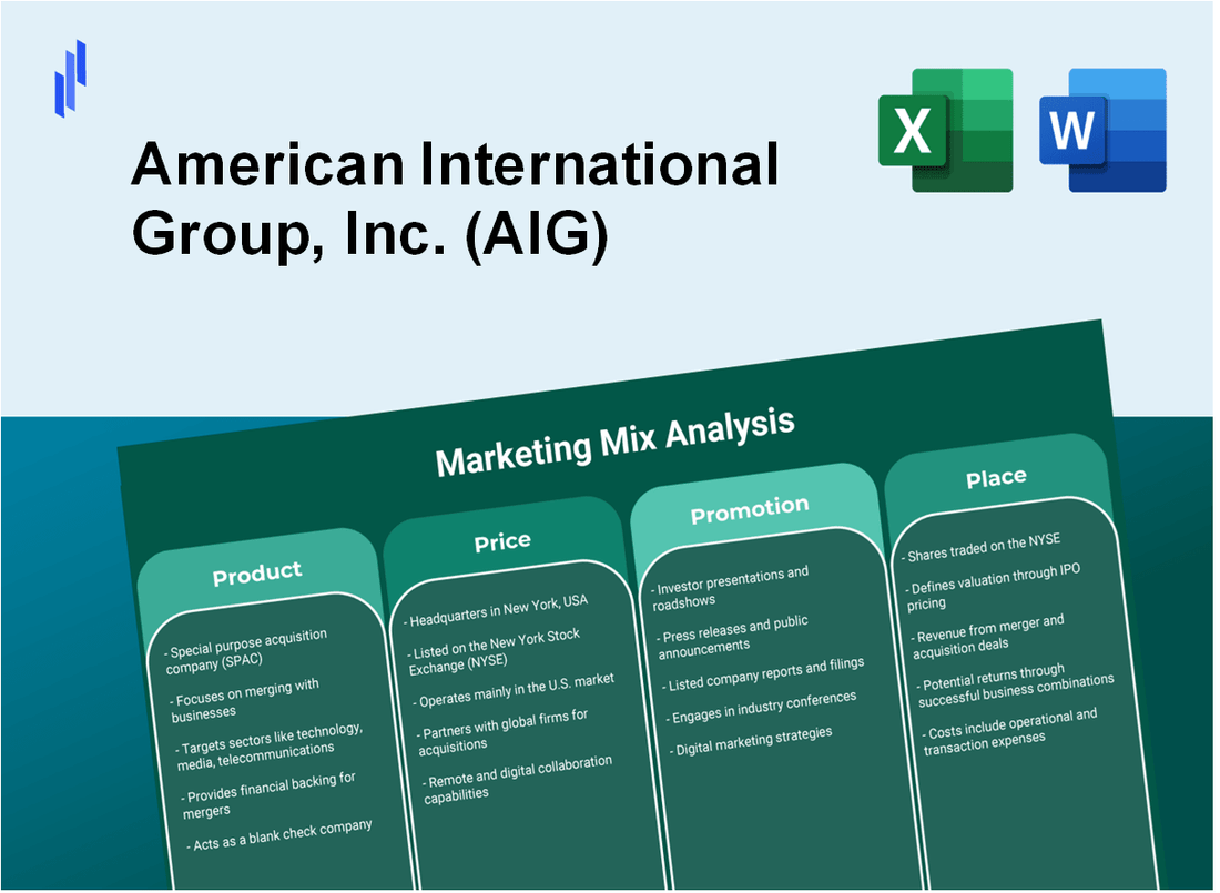 Marketing Mix Analysis of American International Group, Inc. (AIG)