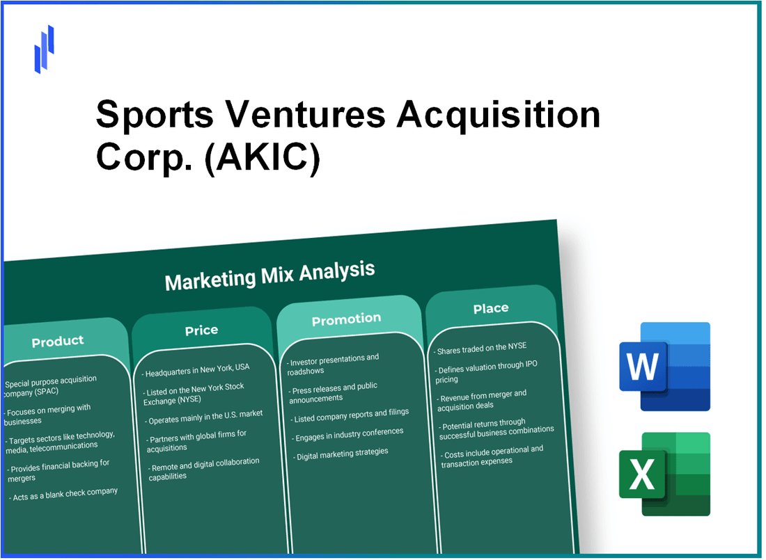 Marketing Mix Analysis of Sports Ventures Acquisition Corp. (AKIC)