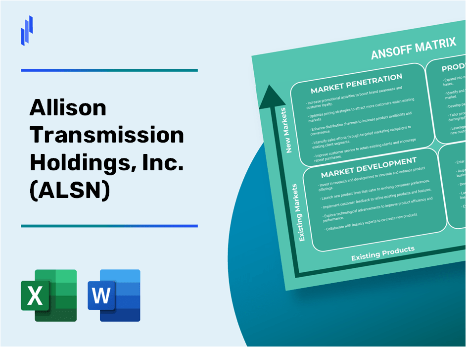 Allison Transmission Holdings, Inc. (ALSN)Ansoff Matrix