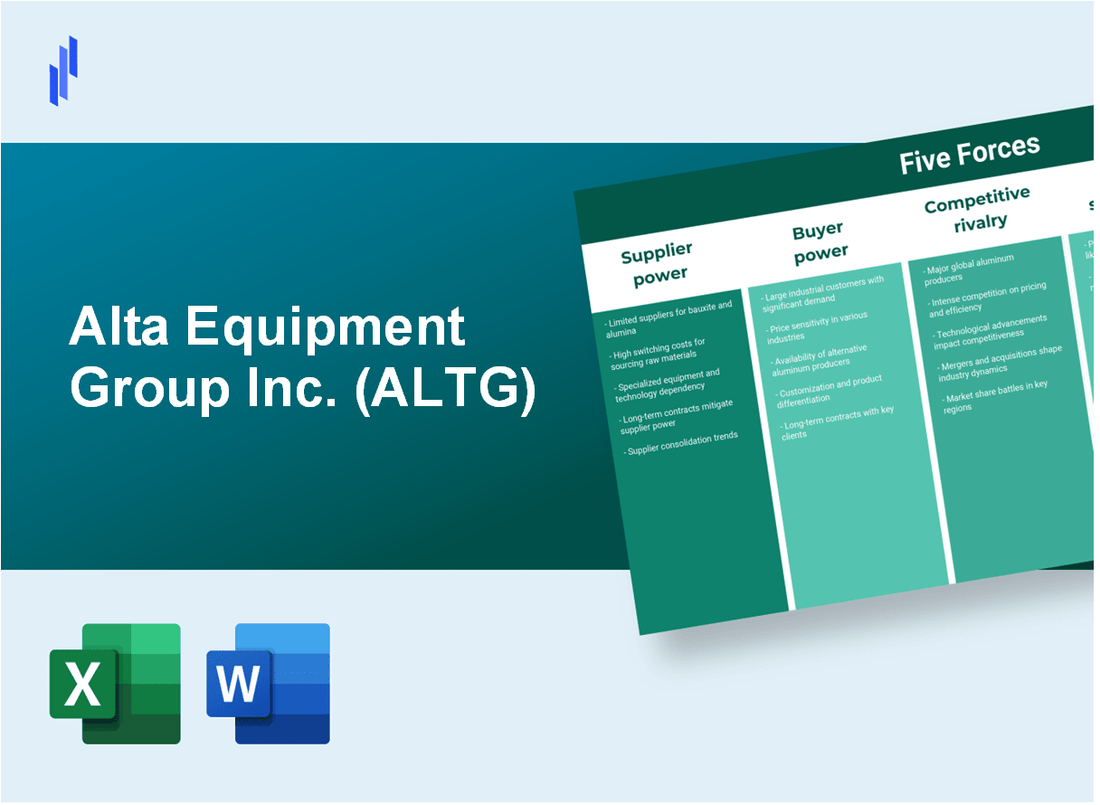 What are the Porter’s Five Forces of Alta Equipment Group Inc. (ALTG)?