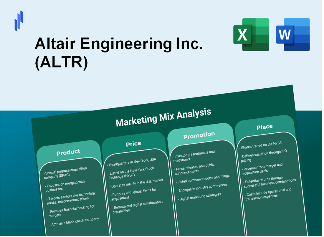 Marketing Mix Analysis of Altair Engineering Inc. (ALTR)