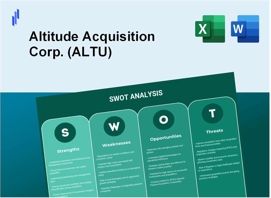 Altitude Acquisition Corp. (ALTU) SWOT Analysis