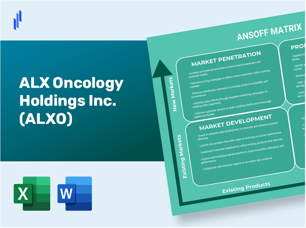 ALX Oncology Holdings Inc. (ALXO)Ansoff Matrix