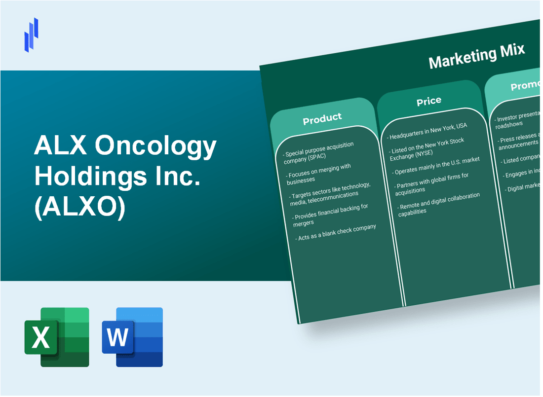 Marketing Mix Analysis of ALX Oncology Holdings Inc. (ALXO)