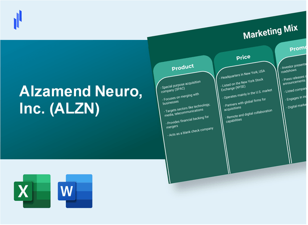 Marketing Mix Analysis of Alzamend Neuro, Inc. (ALZN)