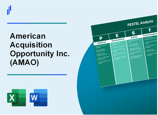 PESTEL Analysis of American Acquisition Opportunity Inc. (AMAO)