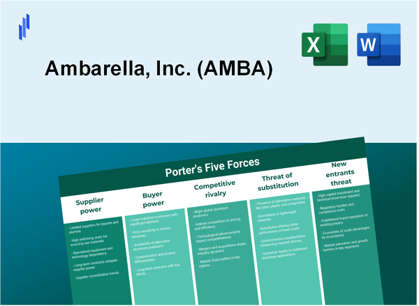 What are the Porter’s Five Forces of Ambarella, Inc. (AMBA)?