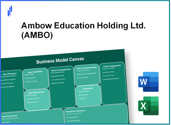 Ambow Education Holding Ltd. (AMBO): Business Model Canvas