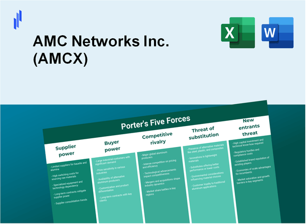 What are the Porter’s Five Forces of AMC Networks Inc. (AMCX)?