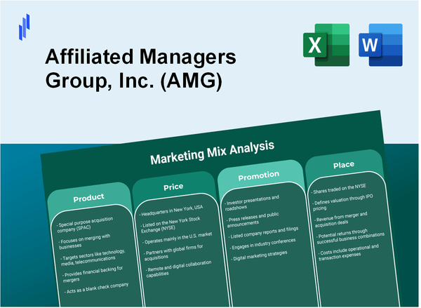 Marketing Mix Analysis of Affiliated Managers Group, Inc. (AMG)