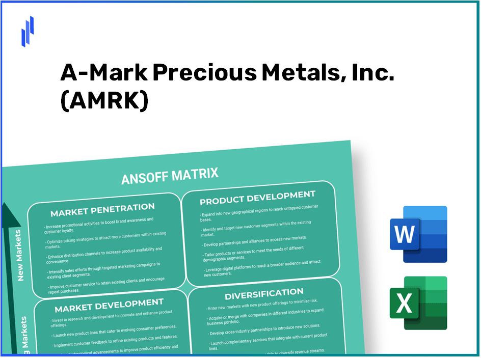 A-Mark Precious Metals, Inc. (AMRK)Ansoff Matrix