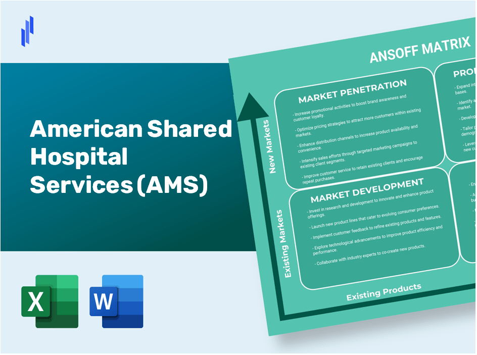 American Shared Hospital Services (AMS)Ansoff Matrix