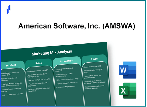 Marketing Mix Analysis of American Software, Inc. (AMSWA)