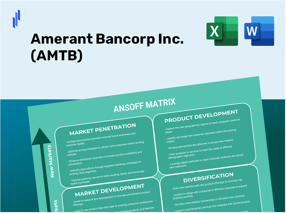 Amerant Bancorp Inc. (AMTB)Ansoff Matrix