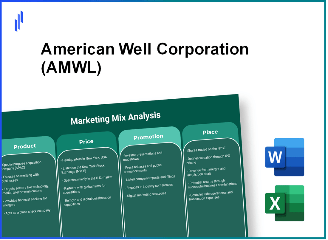 Marketing Mix Analysis of American Well Corporation (AMWL)