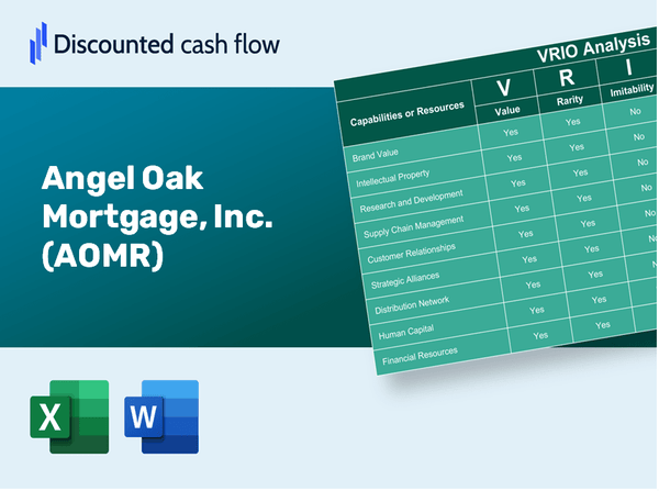 Angel Oak Mortgage, Inc. (AOMR): VRIO Analysis [10-2024 Updated]