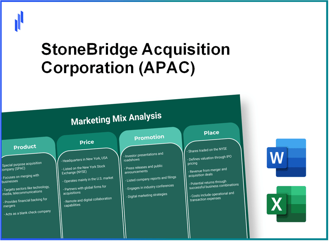 Marketing Mix Analysis of StoneBridge Acquisition Corporation (APAC)