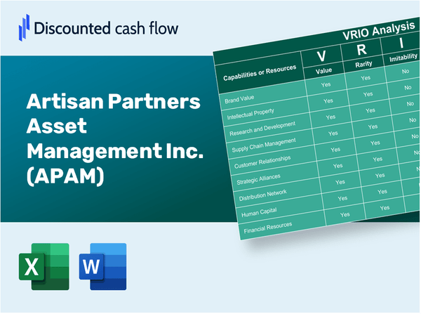 Artisan Partners Asset Management Inc. (APAM): VRIO Analysis [10-2024 Updated]