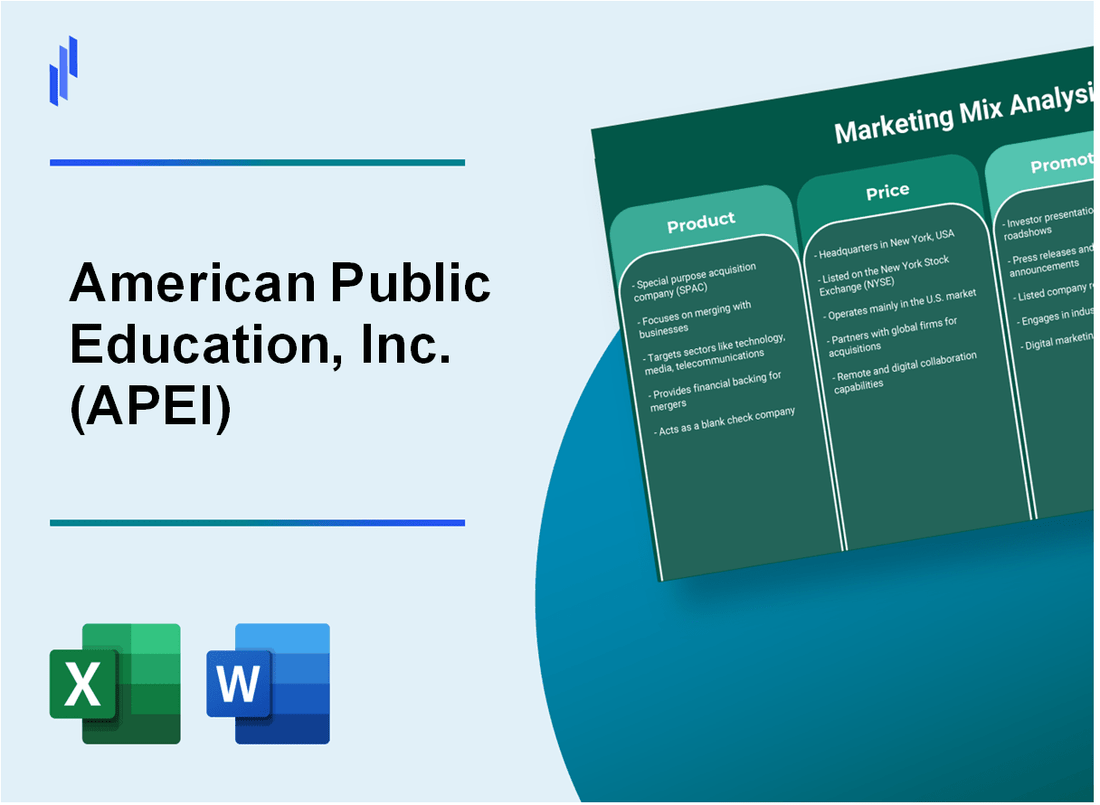 Marketing Mix Analysis of American Public Education, Inc. (APEI)