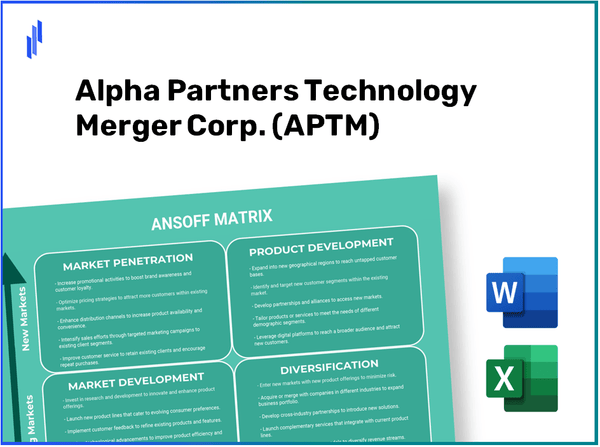 Alpha Partners Technology Merger Corp. (APTM)Ansoff Matrix