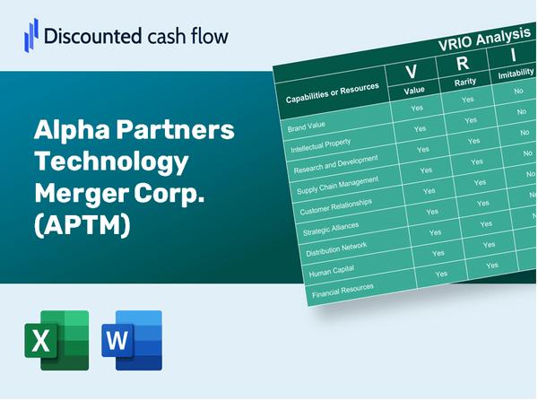 Alpha Partners Technology Merger Corp. (APTM): VRIO Analysis [10-2024 Updated]