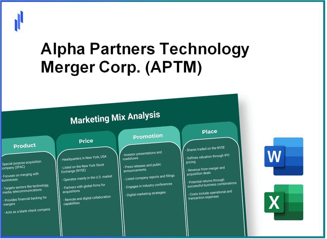 Marketing Mix Analysis of Alpha Partners Technology Merger Corp. (APTM)