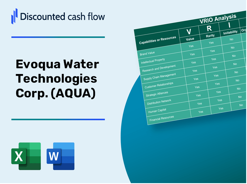 Evoqua Water Technologies Corp. (AQUA): VRIO Analysis [10-2024 Updated]