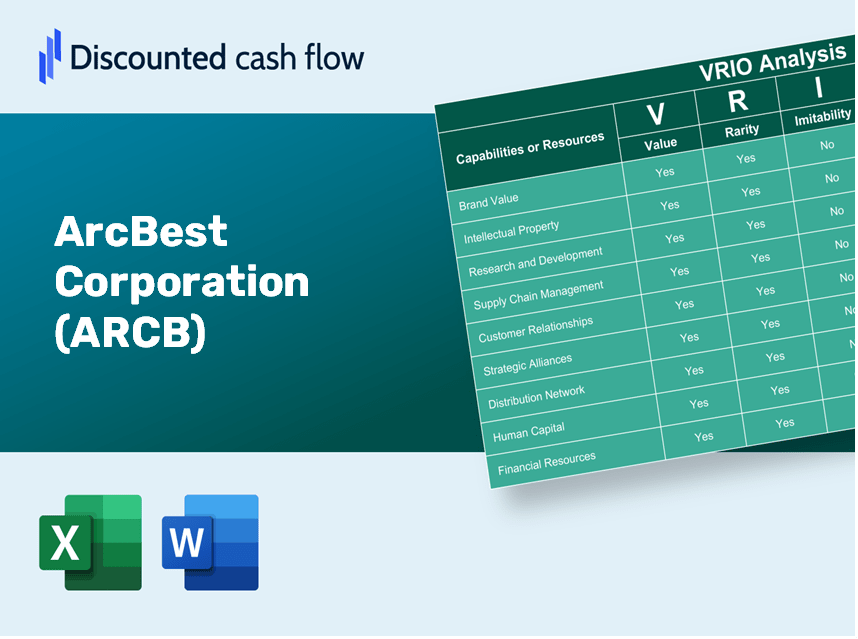 ArcBest Corporation (ARCB): VRIO Analysis [10-2024 Updated]