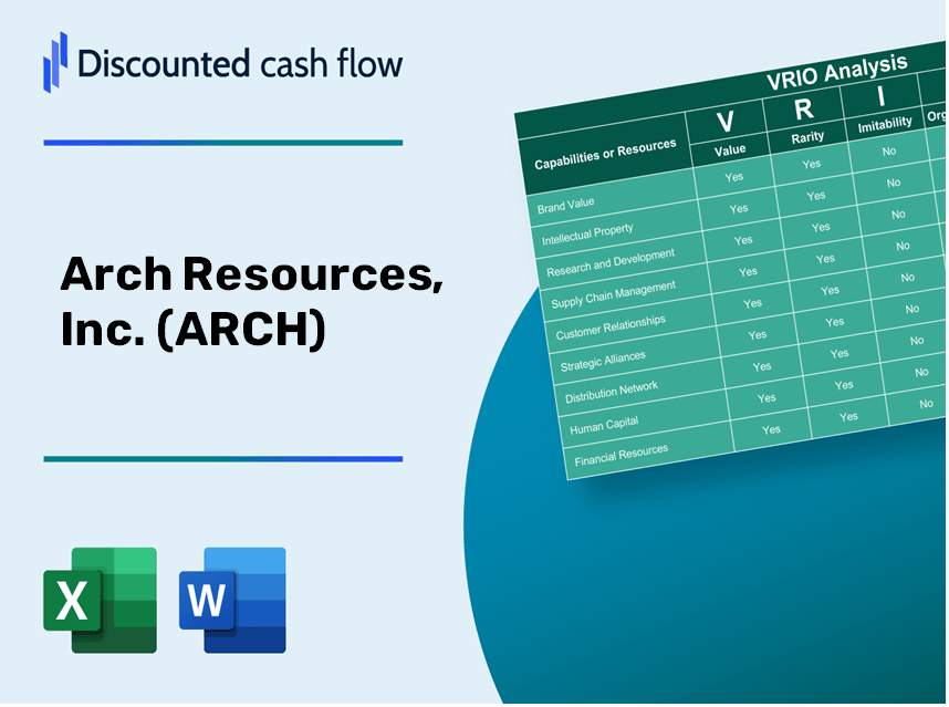 Arch Resources, Inc. (ARCH): VRIO Analysis [10-2024 Updated]