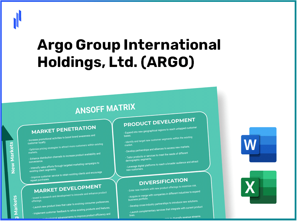 Argo Group International Holdings, Ltd. (ARGO)Ansoff Matrix