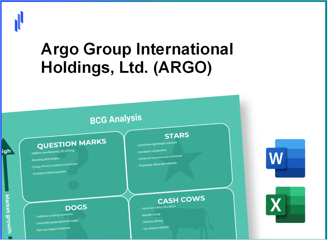 Argo Group International Holdings, Ltd. (ARGO) BCG Matrix Analysis