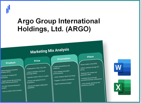 Marketing Mix Analysis of Argo Group International Holdings, Ltd. (ARGO)