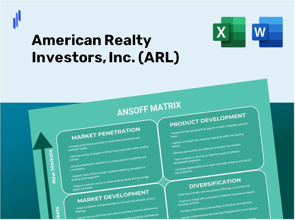 American Realty Investors, Inc. (ARL)Ansoff Matrix