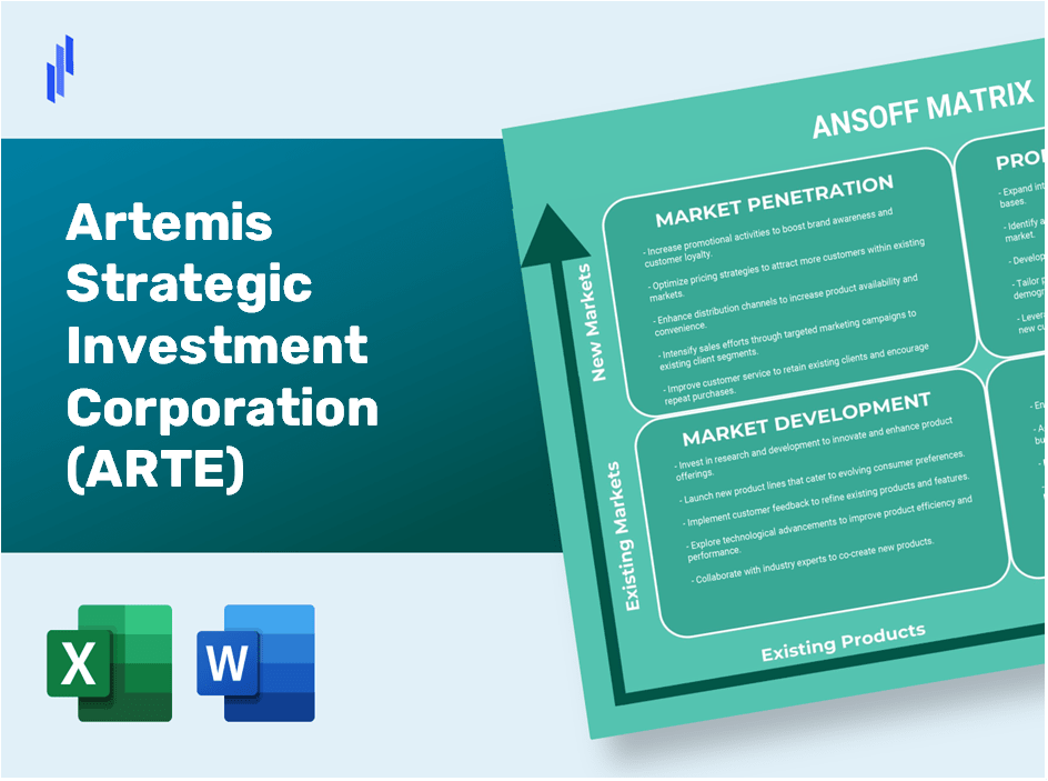 Artemis Strategic Investment Corporation (ARTE)Ansoff Matrix