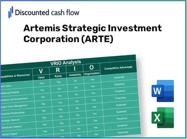 Artemis Strategic Investment Corporation (ARTE): VRIO Analysis [10-2024 Updated]