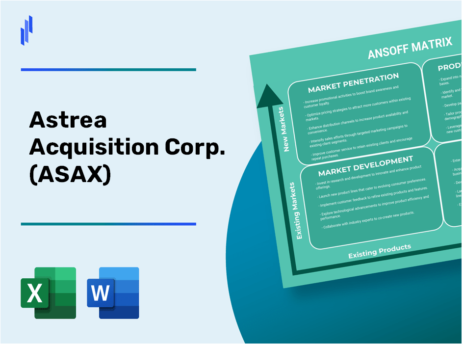 Astrea Acquisition Corp. (ASAX)Ansoff Matrix